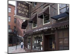 The Union Oyster House, Blackstone Block, Built in 1714, Boston-Amanda Hall-Mounted Photographic Print