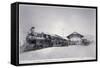 The Union Pacific Railroad Depot at La Grande, Oregon, c.1870-null-Framed Stretched Canvas