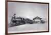 The Union Pacific Railroad Depot at La Grande, Oregon, c.1870-null-Framed Photographic Print