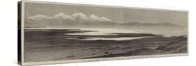 The Union Pacific Railway, the Great Salt Lake, Utah, from the Ogden Road-null-Stretched Canvas