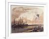 The Union Victory at Port Royal, November 7th 1861, Engraved by Shearman and Hart, 1861-null-Framed Giclee Print