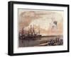 The Union Victory at Port Royal, November 7th 1861, Engraved by Shearman and Hart, 1861-null-Framed Giclee Print