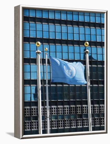 The United Nations Building, Manhattan, New York City, New York, USA-Amanda Hall-Framed Photographic Print