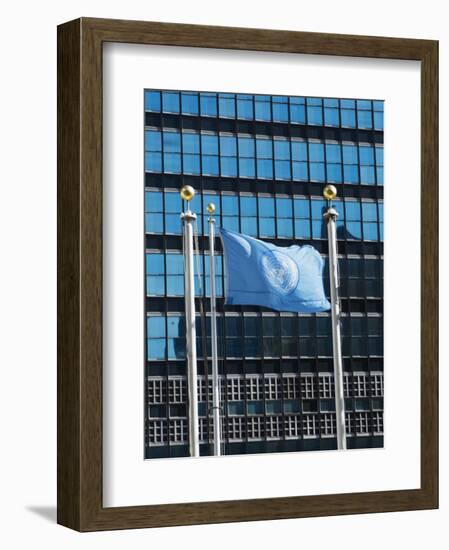 The United Nations Building, Manhattan, New York City, New York, USA-Amanda Hall-Framed Photographic Print