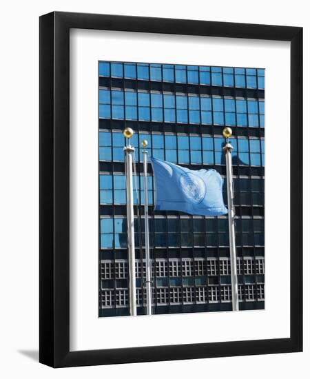 The United Nations Building, Manhattan, New York City, New York, USA-Amanda Hall-Framed Photographic Print