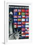 The United Nations Fight for Freedom Poster-null-Framed Photographic Print