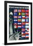 The United Nations Fight for Freedom Poster-null-Framed Photographic Print