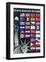 The United Nations Fight for Freedom Poster-null-Framed Photographic Print