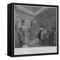 'The United Service Club. The Great Hall', c1841-Henry Melville-Framed Stretched Canvas