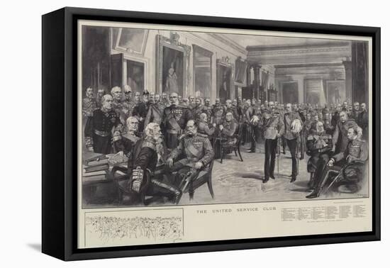 The United Service Club-Thomas Walter Wilson-Framed Stretched Canvas