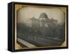 The United States Capitol by John Plumbe, Jr.-null-Framed Stretched Canvas