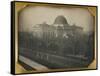 The United States Capitol by John Plumbe, Jr.-null-Framed Stretched Canvas
