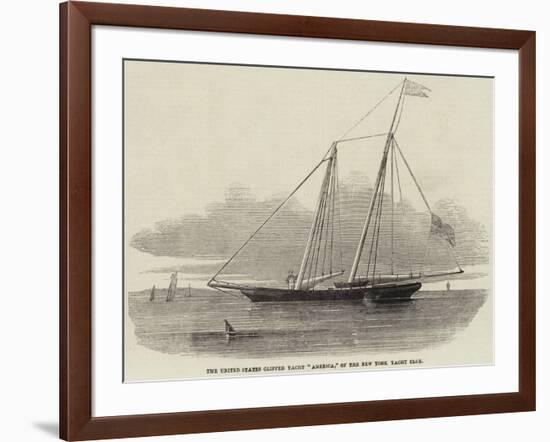 The United States Clipper Yacht America, of the New York Yacht Club-null-Framed Giclee Print