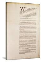 The United States Constitution, 1787-American School-Stretched Canvas