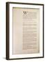 The United States Constitution, 1787-American School-Framed Giclee Print