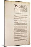 The United States Constitution, 1787-American School-Mounted Giclee Print