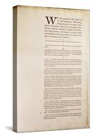 The United States Constitution, 1787-American School-Stretched Canvas