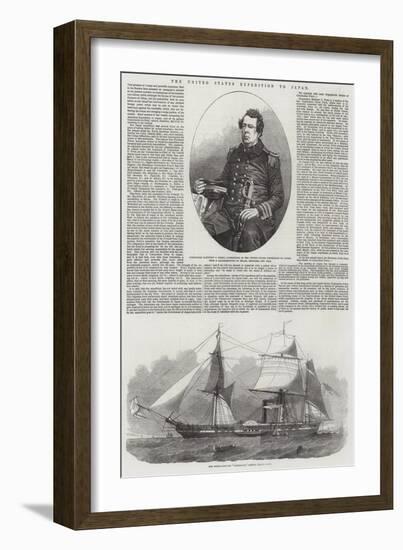 The United States Expedition to Japan-null-Framed Giclee Print