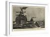 The United States Fleet at Key West, the Torpedo Boat Cushing Carrying Despatches to the Flagship-null-Framed Giclee Print