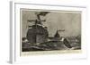 The United States Fleet at Key West, the Torpedo Boat Cushing Carrying Despatches to the Flagship-null-Framed Giclee Print