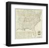 The United States Historical War Map, c.1862-Asher & Company-Framed Art Print