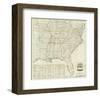 The United States Historical War Map, c.1862-Asher & Company-Framed Art Print