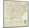 The United States Historical War Map, c.1862-Asher & Company-Mounted Art Print