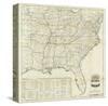 The United States Historical War Map, c.1862-Asher & Company-Stretched Canvas