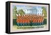 The United States Marine Band at the White House-W.l. Radcliffe-Framed Stretched Canvas