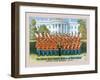 The United States Marine Band at the White House-W.l. Radcliffe-Framed Art Print