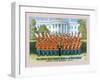 The United States Marine Band at the White House-W.l. Radcliffe-Framed Art Print