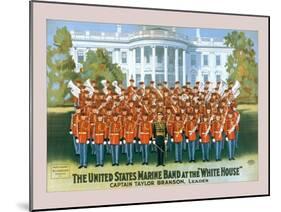 The United States Marine Band at the White House-W.l. Radcliffe-Mounted Art Print