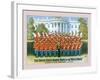 The United States Marine Band at the White House-W.l. Radcliffe-Framed Art Print