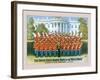 The United States Marine Band at the White House-W.l. Radcliffe-Framed Art Print