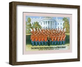 The United States Marine Band at the White House-W.l. Radcliffe-Framed Art Print