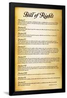 The United States of America - Bill of Rights-Trends International-Framed Poster