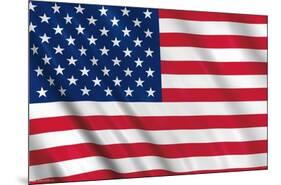 The United States Of America - Flag-Trends International-Mounted Poster