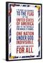 The United States Of America - Pledge Of Allegiance-Trends International-Framed Poster
