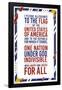 The United States Of America - Pledge Of Allegiance-Trends International-Framed Poster