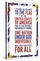 The United States Of America - Pledge Of Allegiance-Trends International-Stretched Canvas