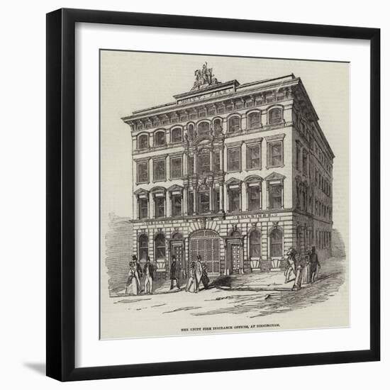 The Unity Fire Insurance Offices, at Birmingham-null-Framed Giclee Print