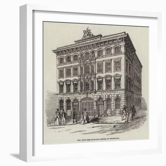 The Unity Fire Insurance Offices, at Birmingham-null-Framed Giclee Print