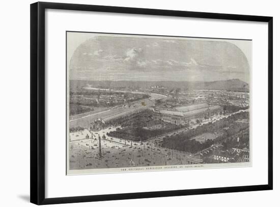 The Universal Exhibition Building at Paris-null-Framed Giclee Print