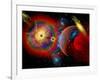 The Universe in a Perpetual State of Chaos-Stocktrek Images-Framed Photographic Print