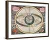 The Universe of Brahe, Harmonia Macrocosmica, 1660-Science Source-Framed Giclee Print