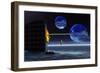 The Universe of Cyberspace-null-Framed Art Print