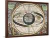 The Universe of Ptolemy, Harmonia Macrocosmica, 1660-Science Source-Framed Giclee Print