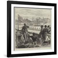 The Universities' Boat-Race, Coaching the Cambridge Crew-null-Framed Giclee Print