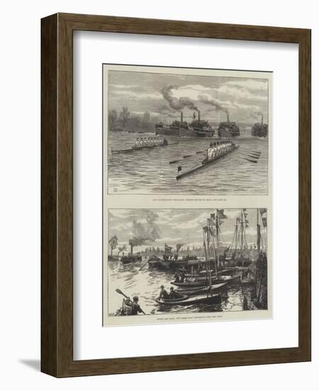 The Universities' Boat-Race-Frank Dadd-Framed Giclee Print