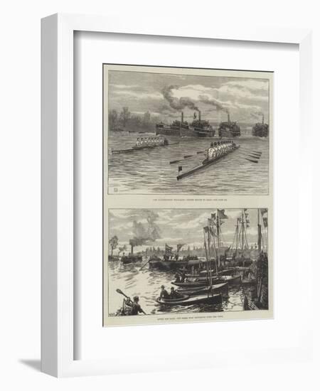 The Universities' Boat-Race-Frank Dadd-Framed Giclee Print